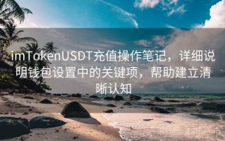 imTokenUSDT充值操作笔记，详细说明钱包设置中的关键项，帮助建立清晰认知